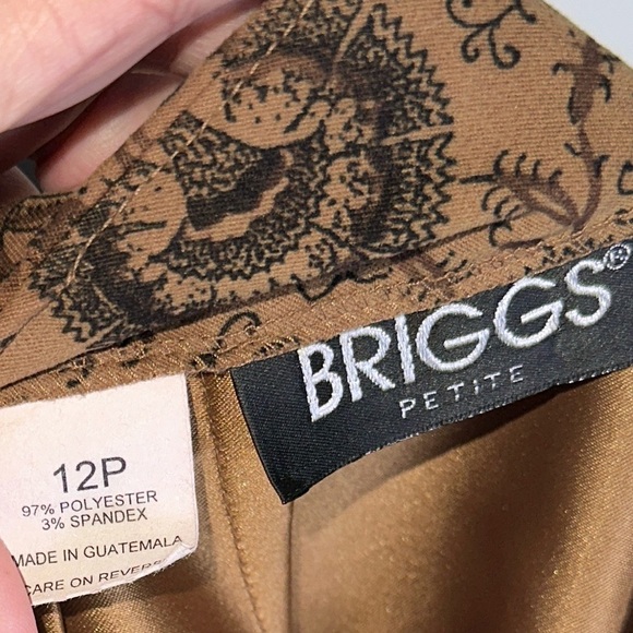 Briggs Floral Brown and Black Maxi Skirt - Picture 8 of 8